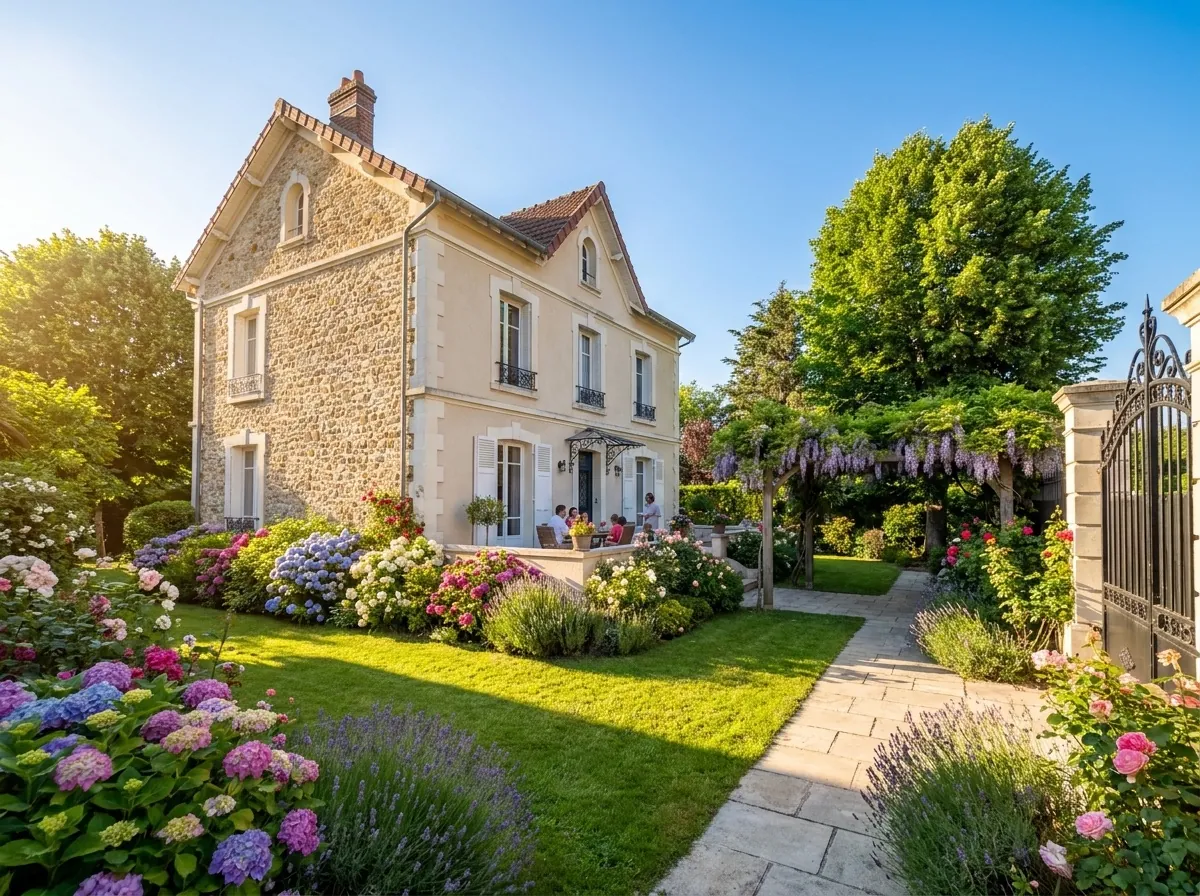 Maison de famille avec jardin